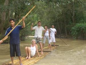 Bamboo rafting, Buddy Tours, Chiang Mai, Thailand