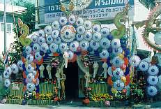 Shop front in Bo Sang in Chiang Mai