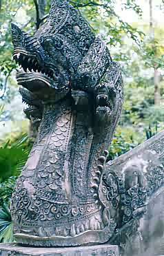 Old Naga Head in Chiang Mai