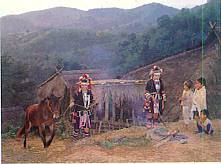 Bergvolk Leute in Chiang Mai, Thailand