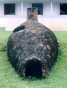 Brennofen im Nationalmuseum von Chiang Mai, Thailand