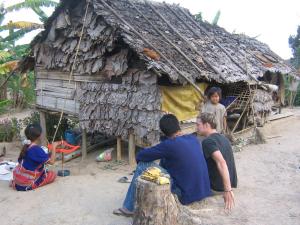 At a hilltribe village