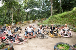 Luge Cart ride through the jungle of Chiang Mai