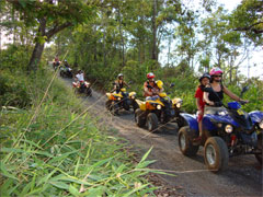 Atv tour - offroad on the jungle trail, Chiang Mai, Thailand 