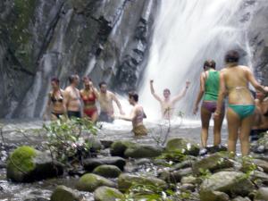 Mahout training course waterfall, Window to Chiang Mai, Thailand 