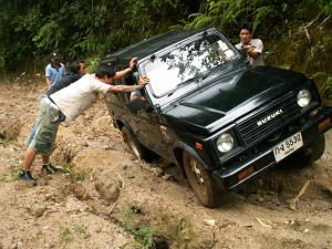 4WD Suzuki Jeep adventure in the mountains around Chiang Mai, Thailand 