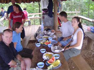 Lunch in the mountains of