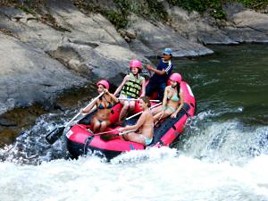 Whitewater rafting